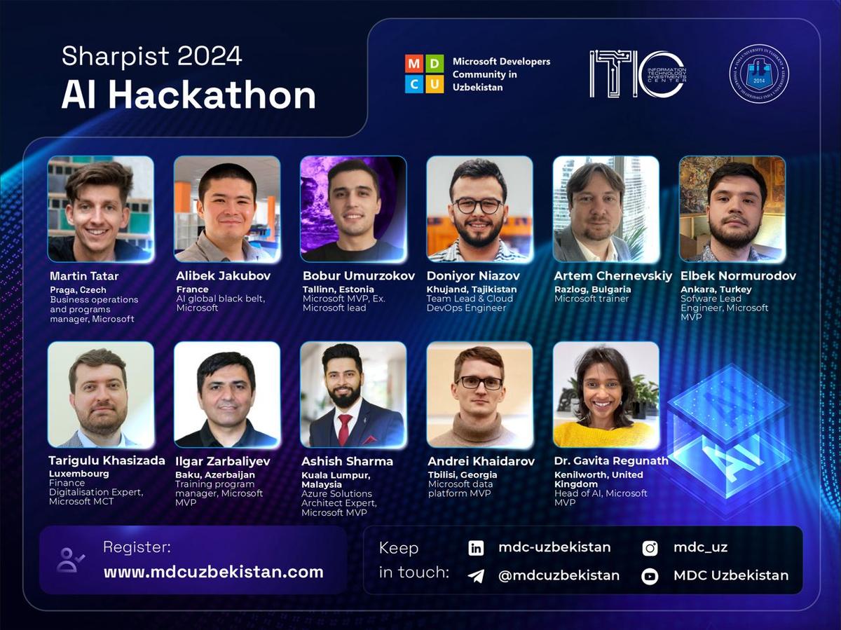 the judges of sharpist hackathon